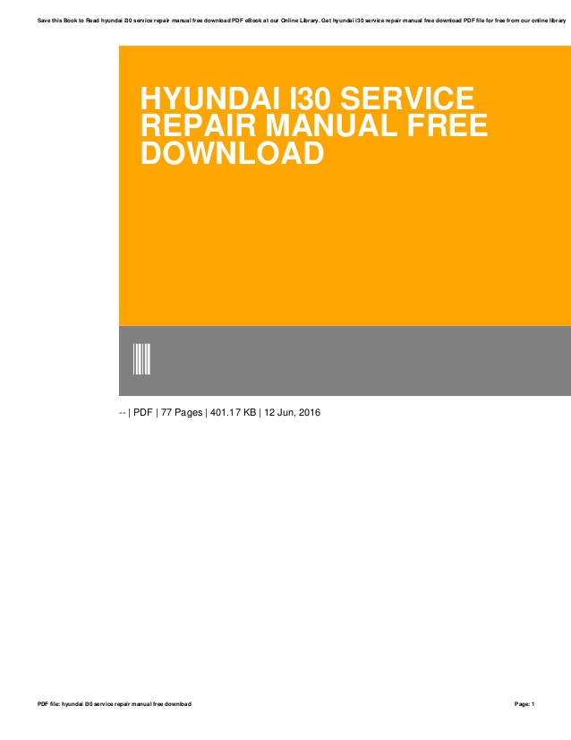 Hyundai sonata repair manual free